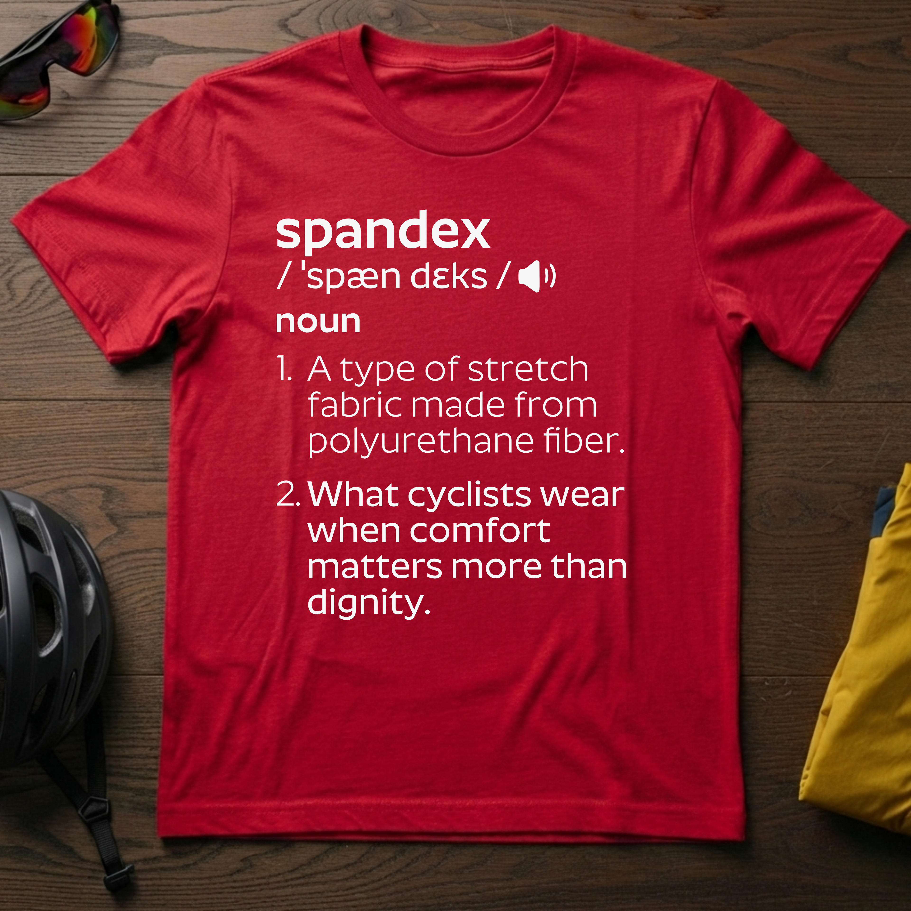 Spandex Definition Tee - Chainline Collective