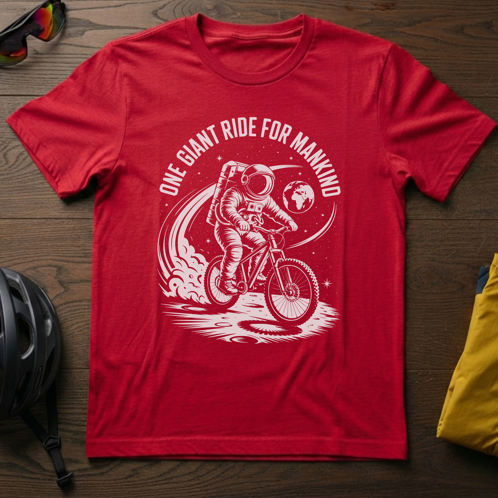 "One Giant Ride for Mankind" Tee - Chainline Collective