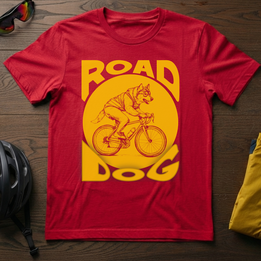 "Road Dog" - Cycling Husky - Chainline Collective