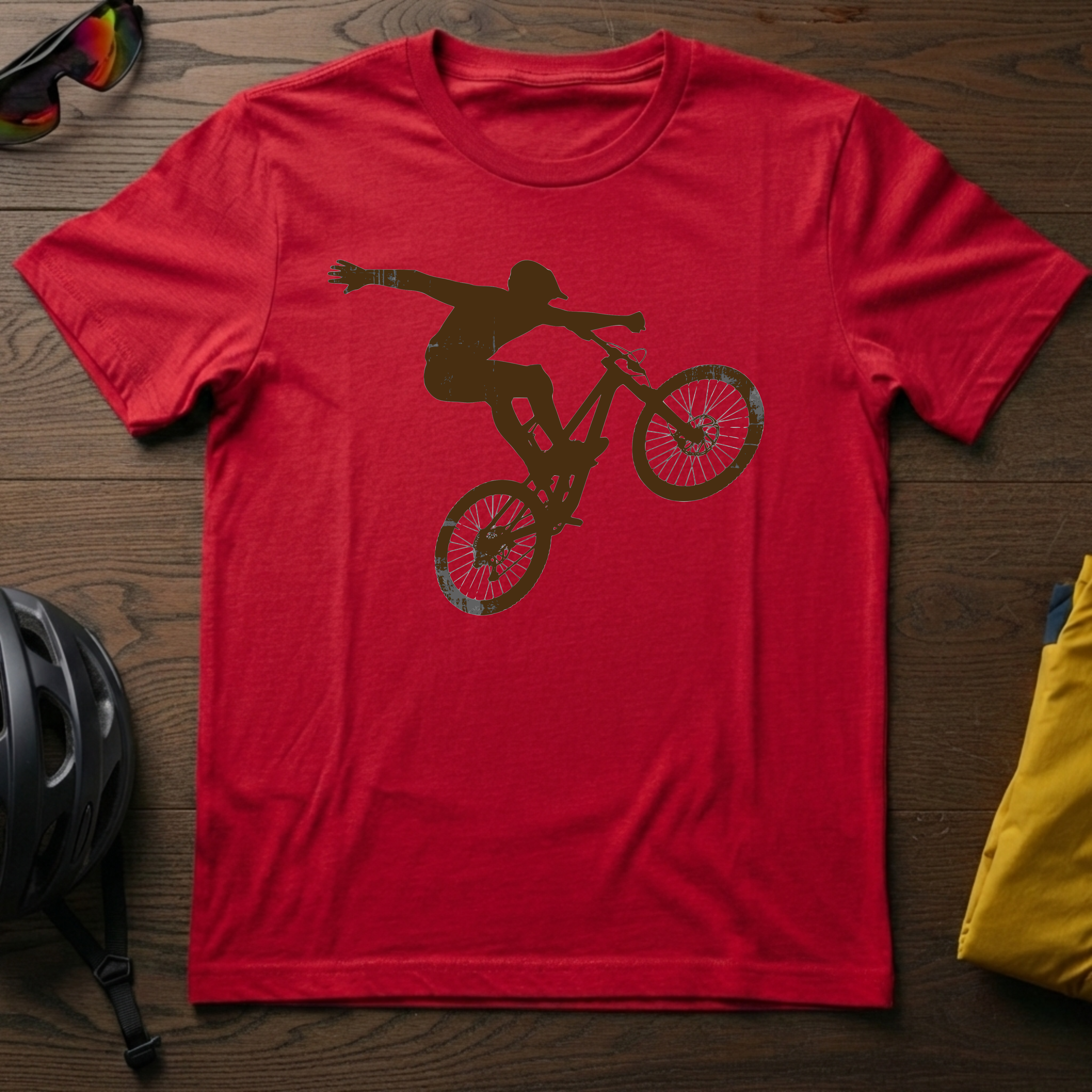 Mountain Bike Jump Silhouette Tee - Chainline Collective