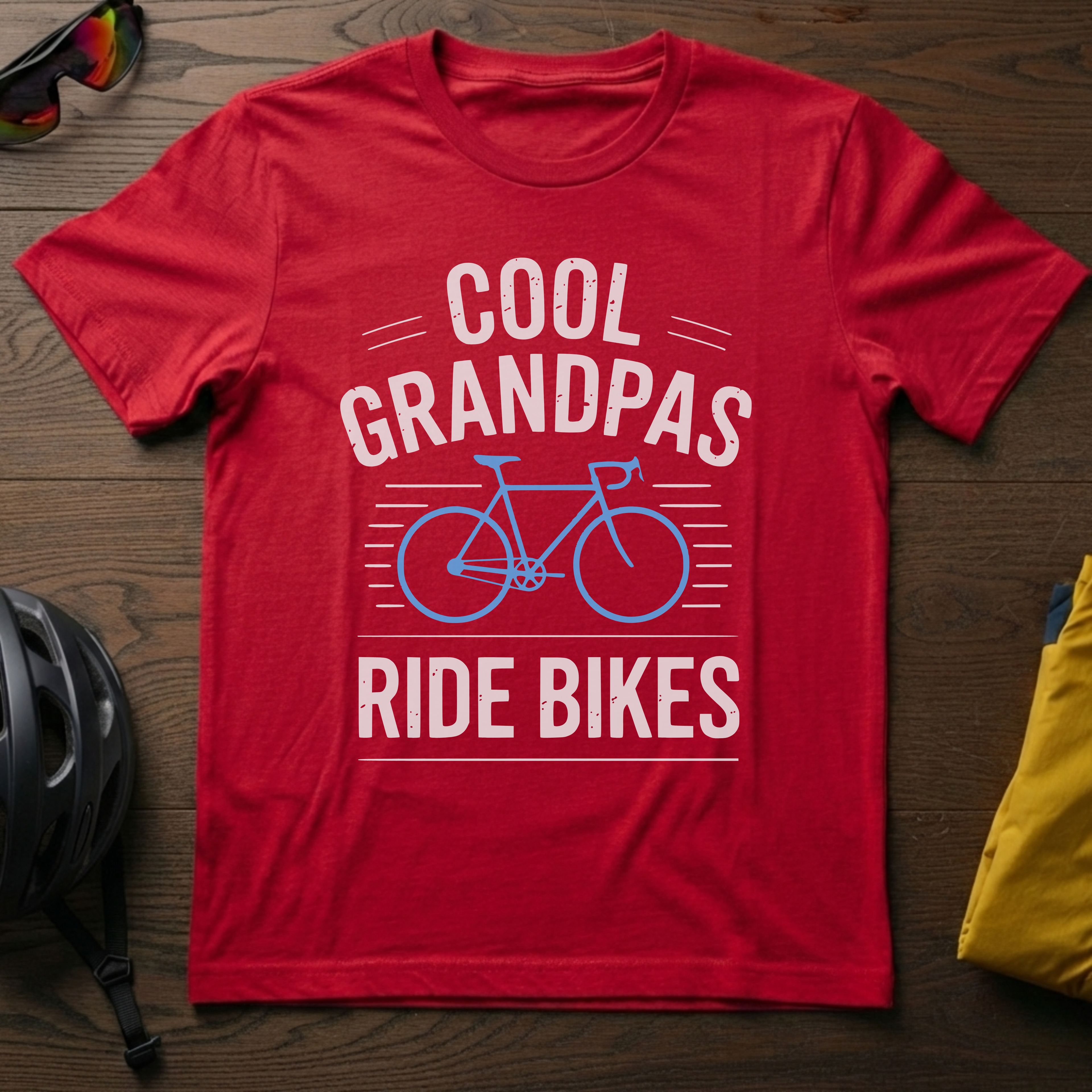 Cool Grandpas Ride Bikes Tee - Chainline Collective
