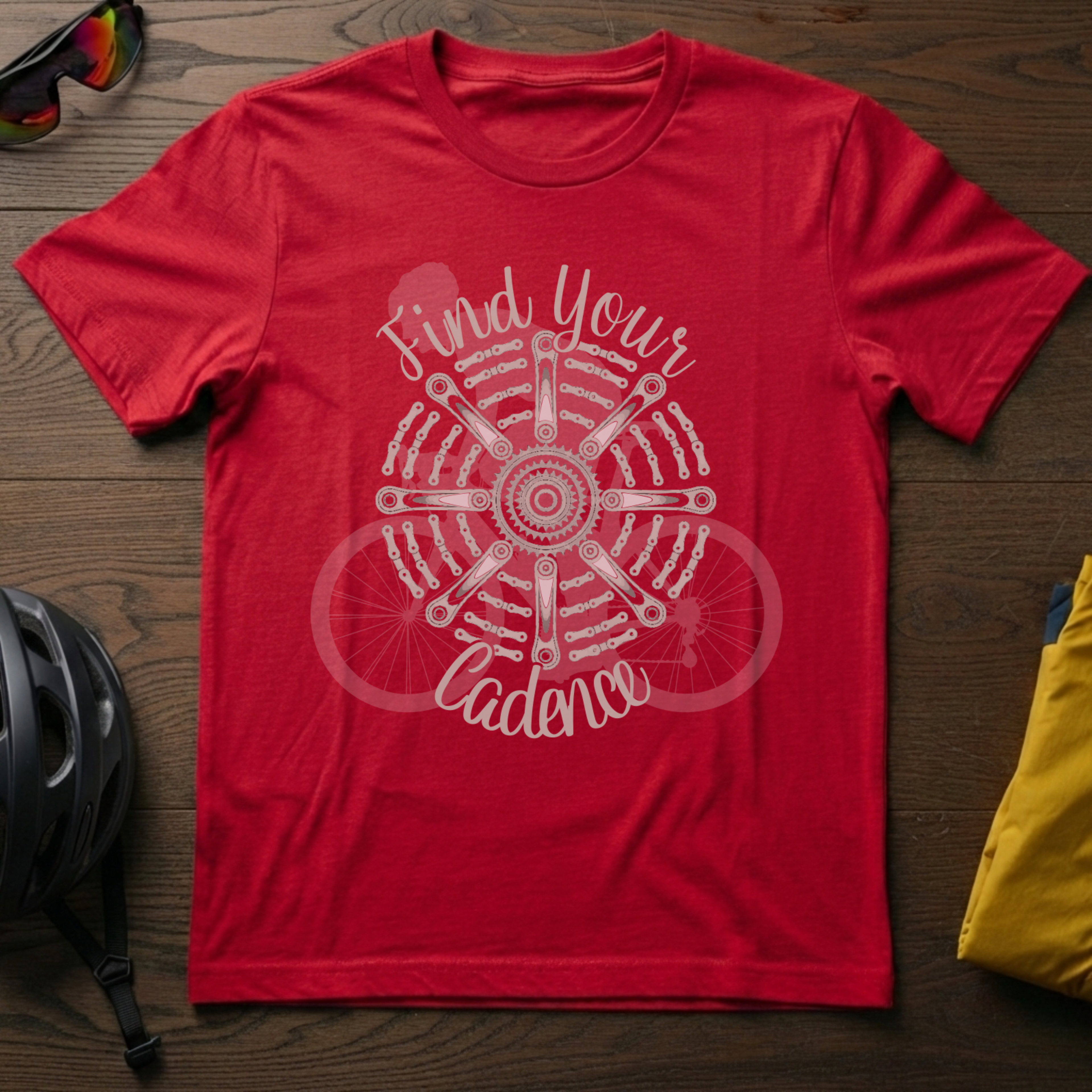 Find Your Cadence Mandala Tee - Chainline Collective