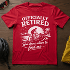 "Officially Retired..." Cyclist Tee - Chainline Collective