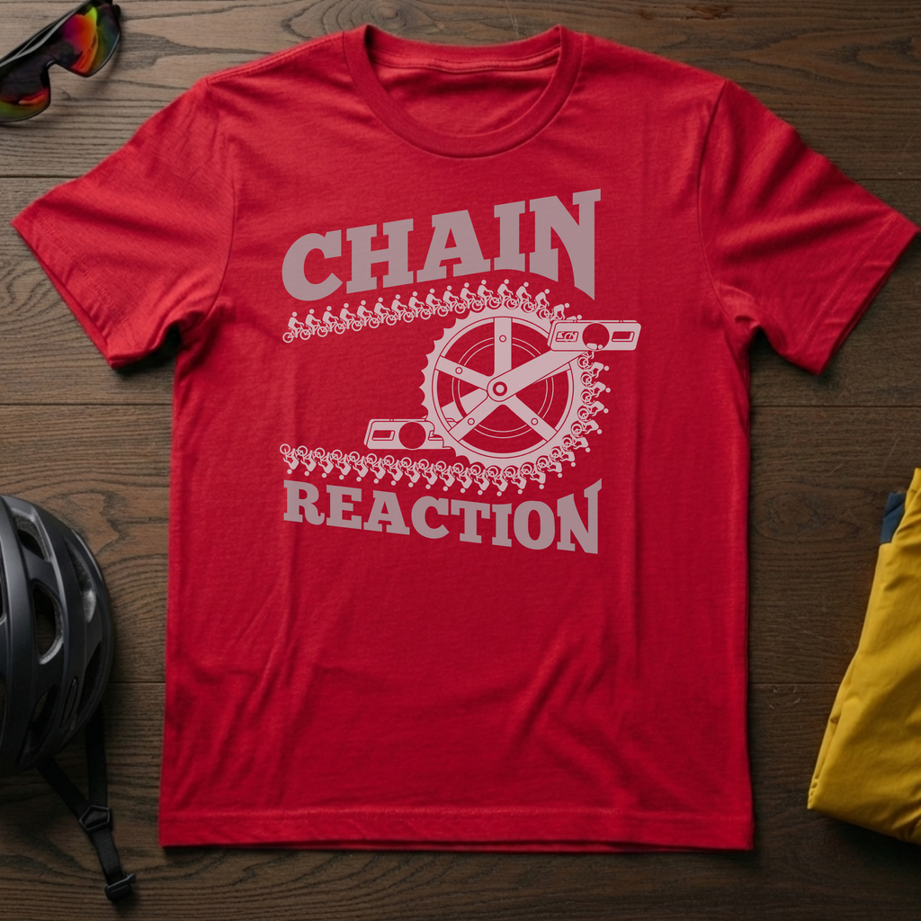 "Chain Reaction" Bike Chain Tee - Chainline Collective