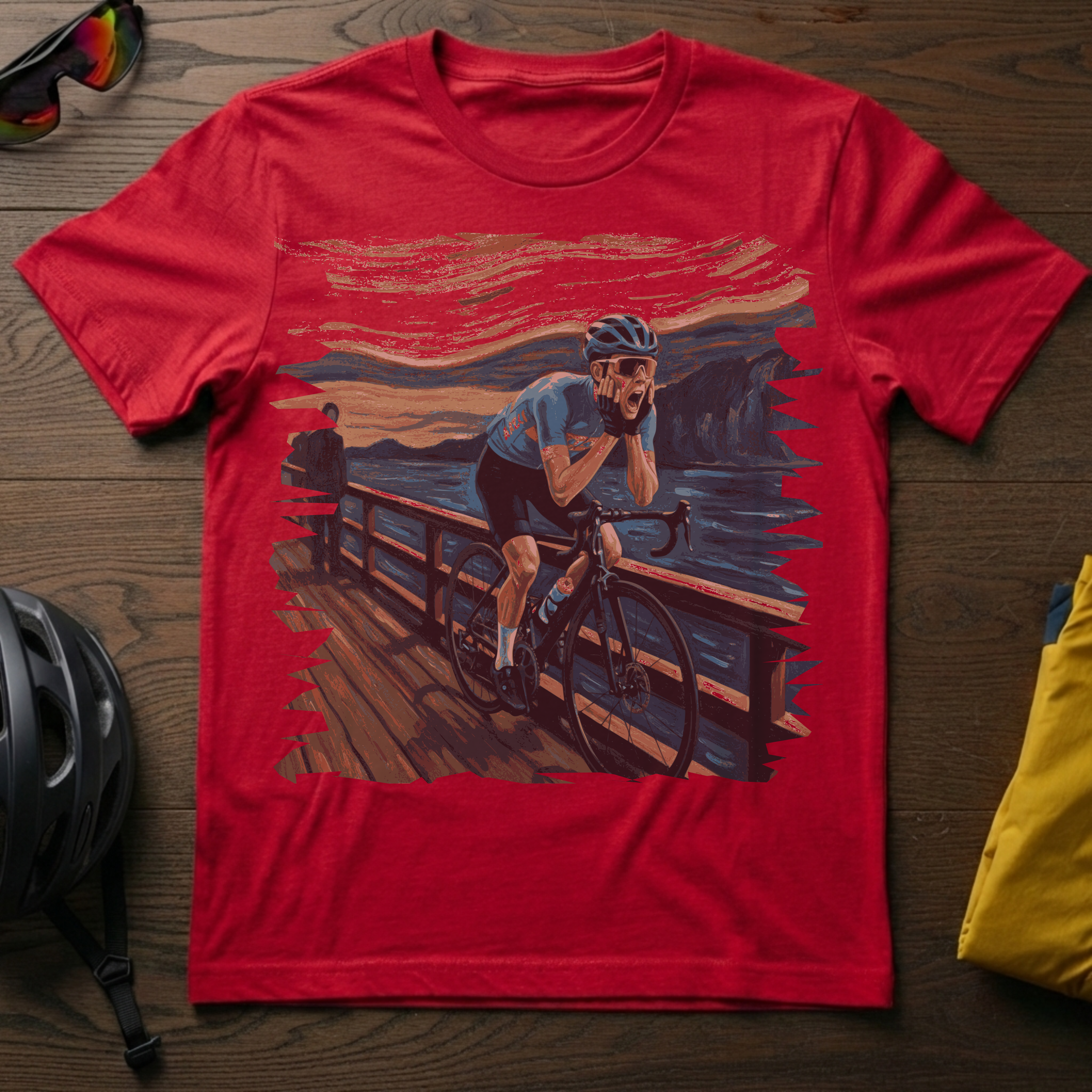 "The Scream" Cyclist Tee - Chainline Collective