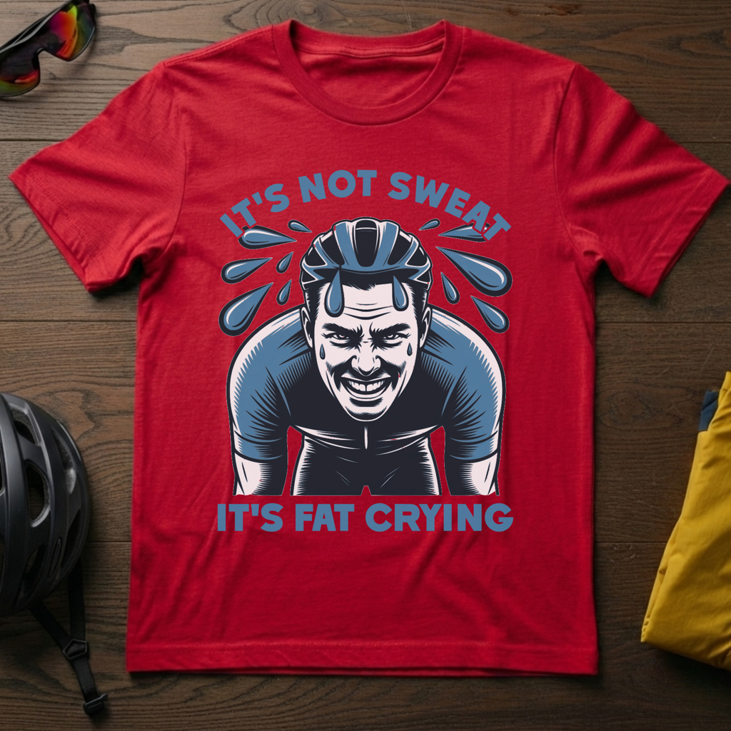 "It's Not Sweat, It's Fat Crying" Tee - Chainline Collective