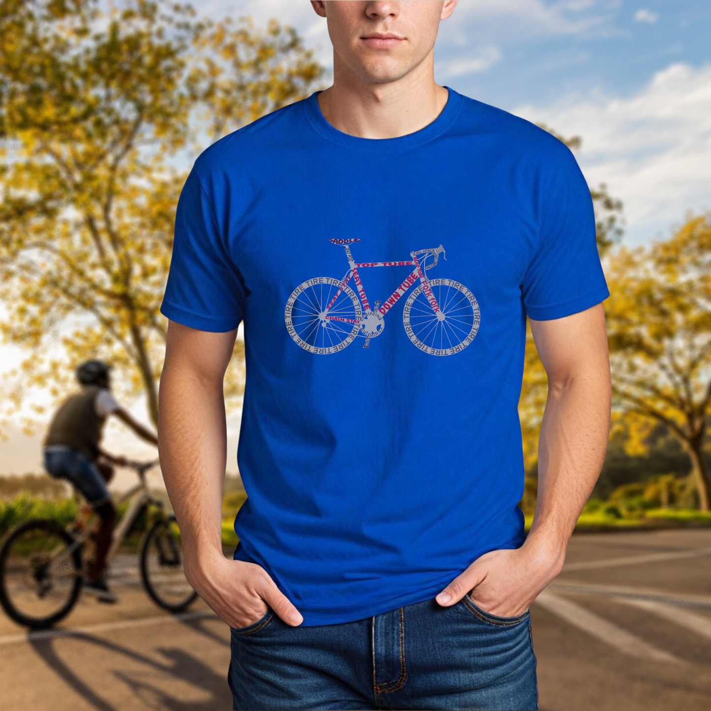 Road Bike Anatomy T-Shirt - Chainline Collective