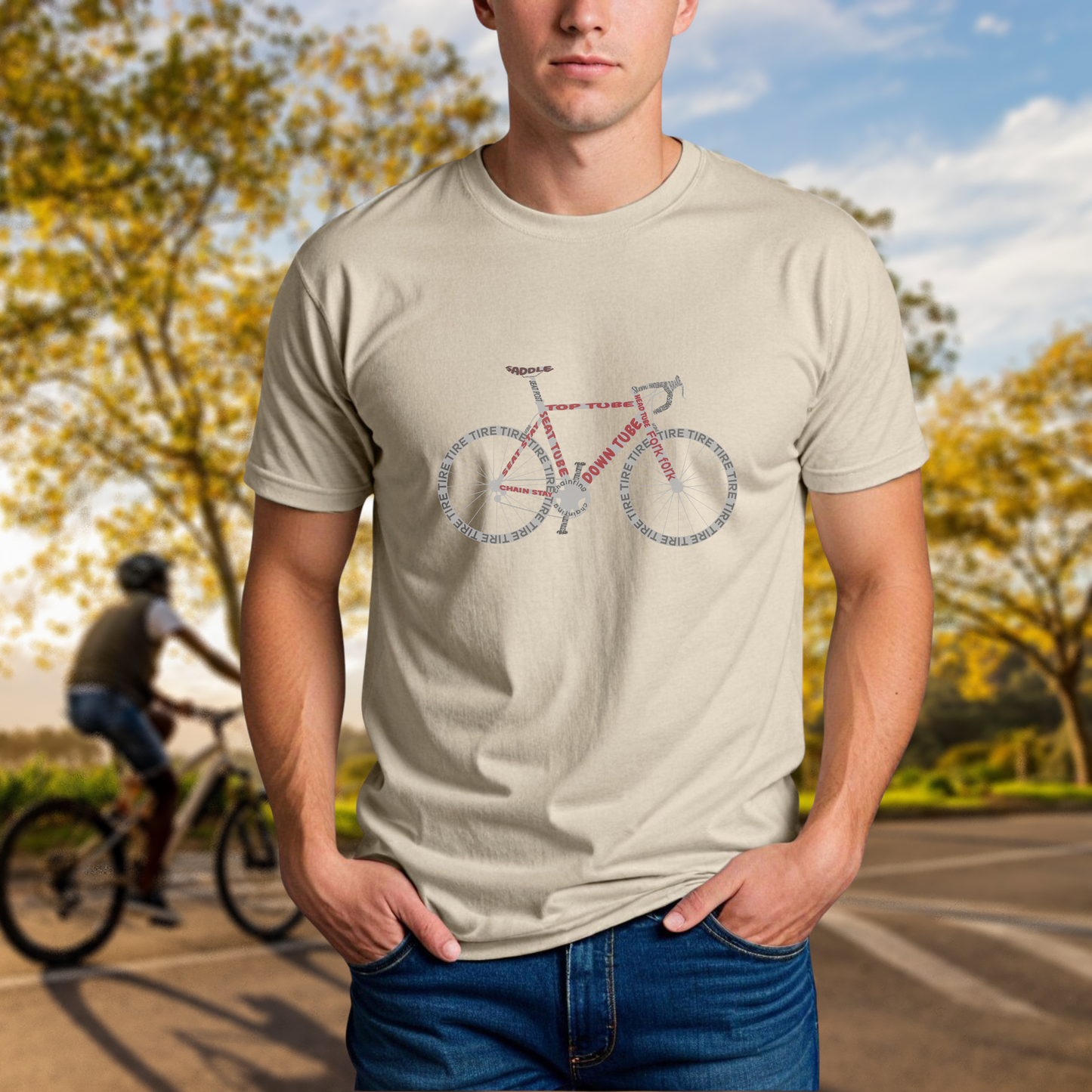 Road Bike Anatomy T-Shirt - Chainline Collective