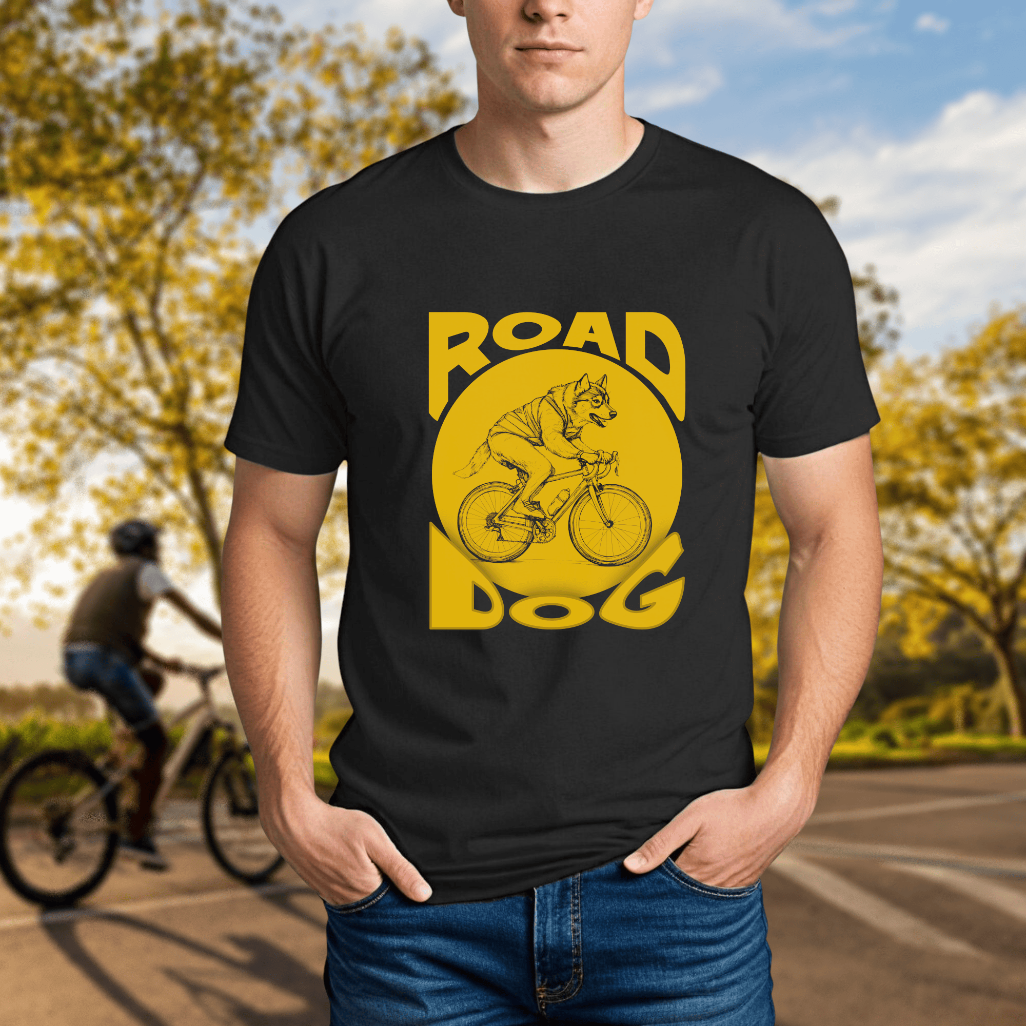 "Road Dog" - Cycling Husky - Chainline Collective