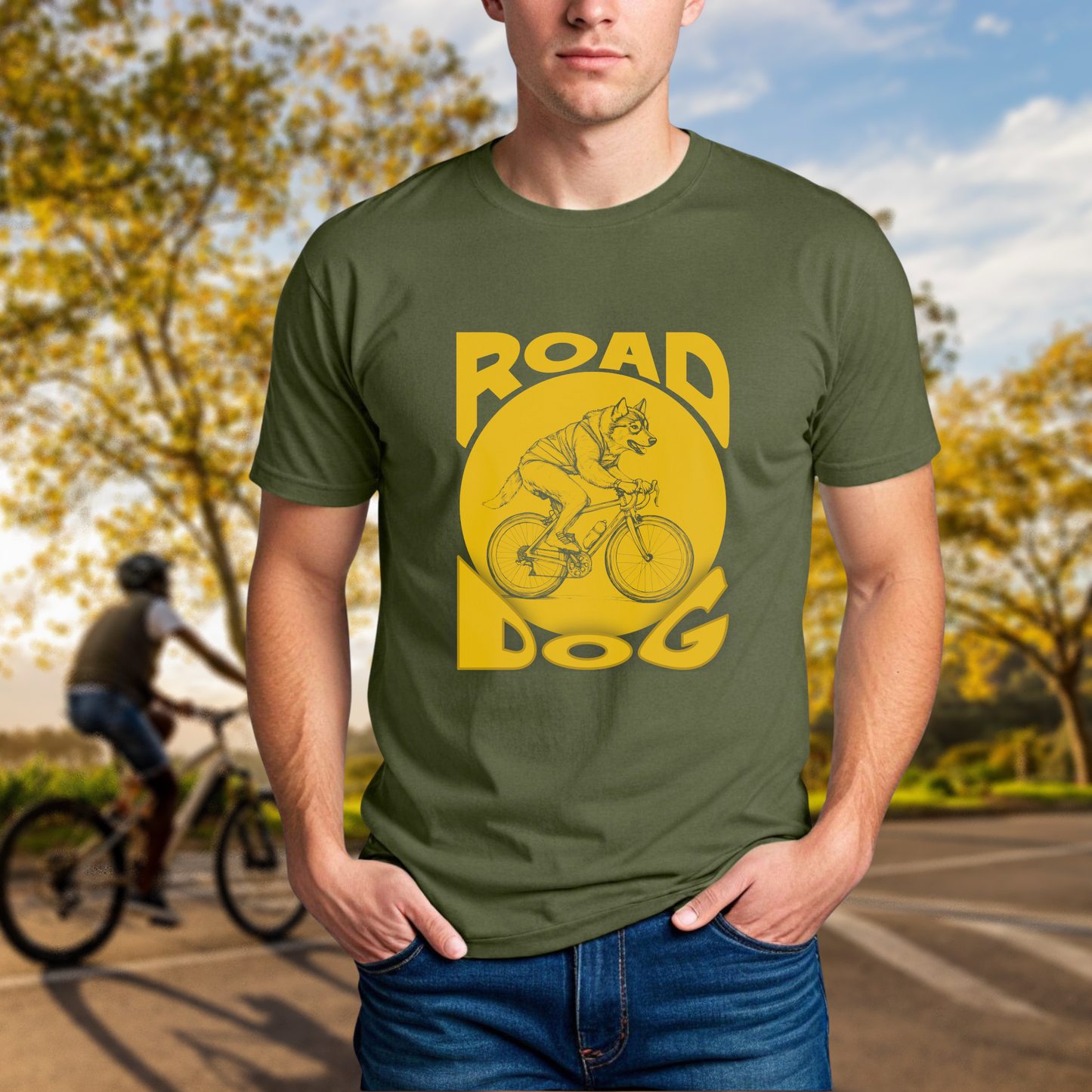 "Road Dog" - Cycling Husky - Chainline Collective