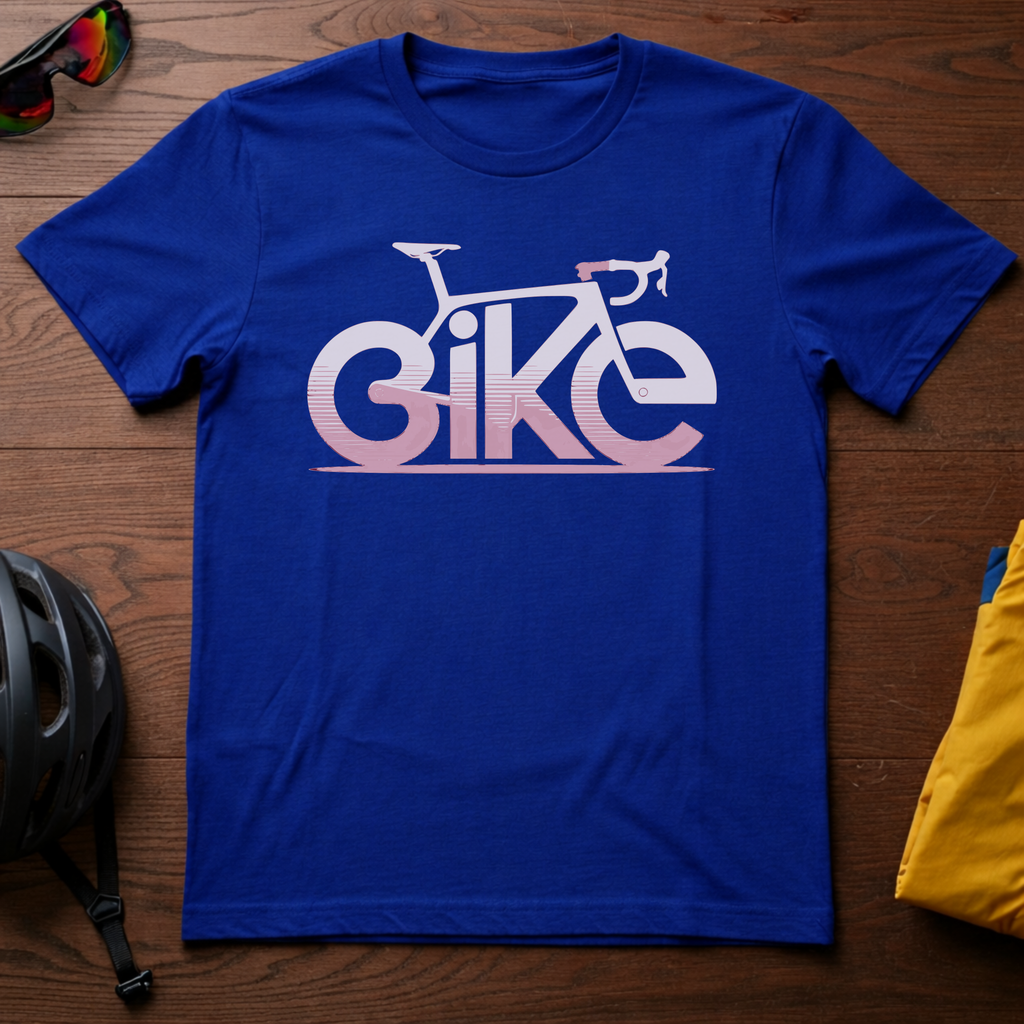 Bike Typography Art Tee - Chainline Collective