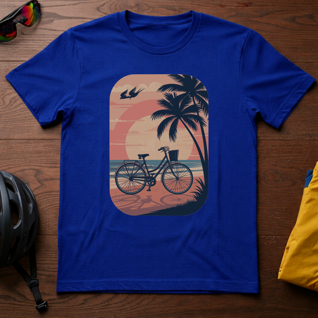 Bicycle on the Beach at Sunset - Chainline Collective
