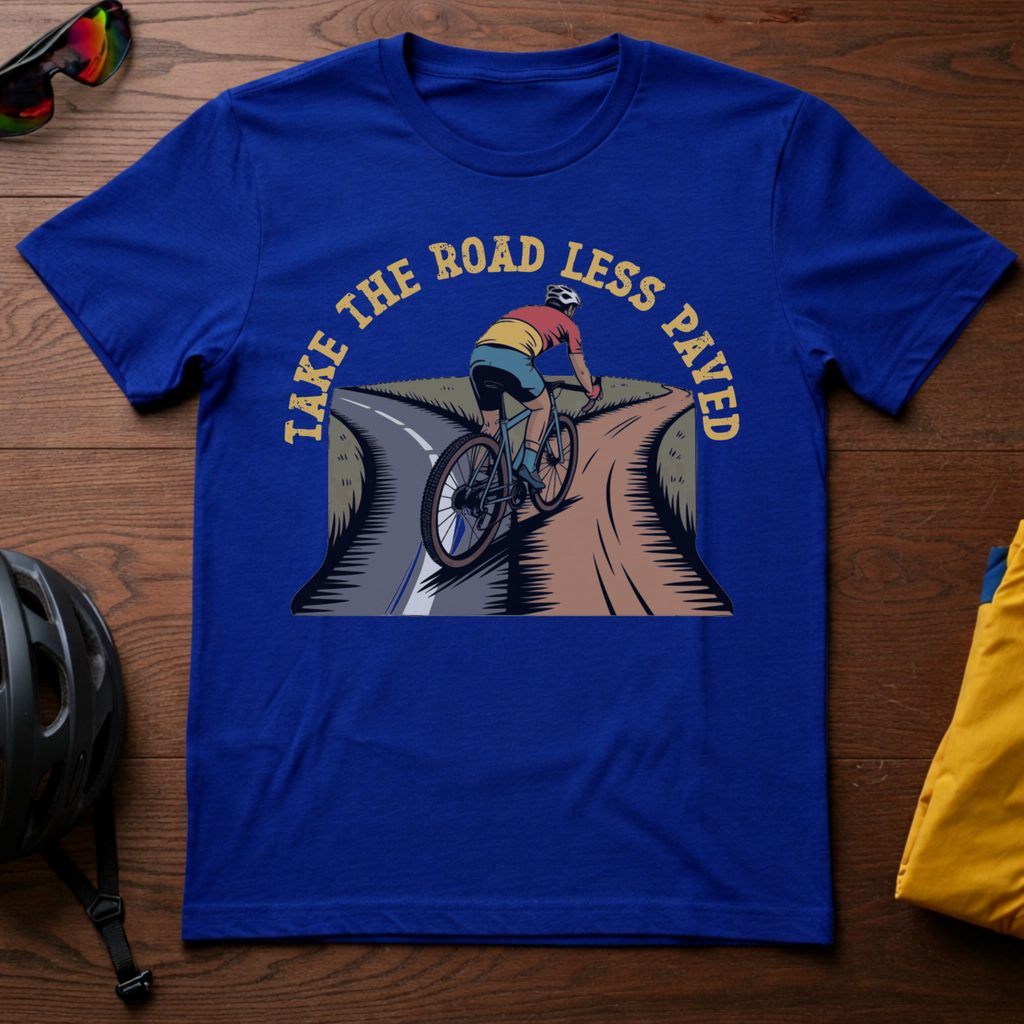 Take the Road Less Paved Tee - Chainline Collective