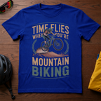 Time Flies When You're Mountain Biking Tee - Chainline Collective