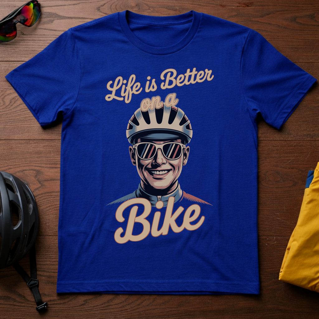 Life Is Better on a Bike Tee - Chainline Collective