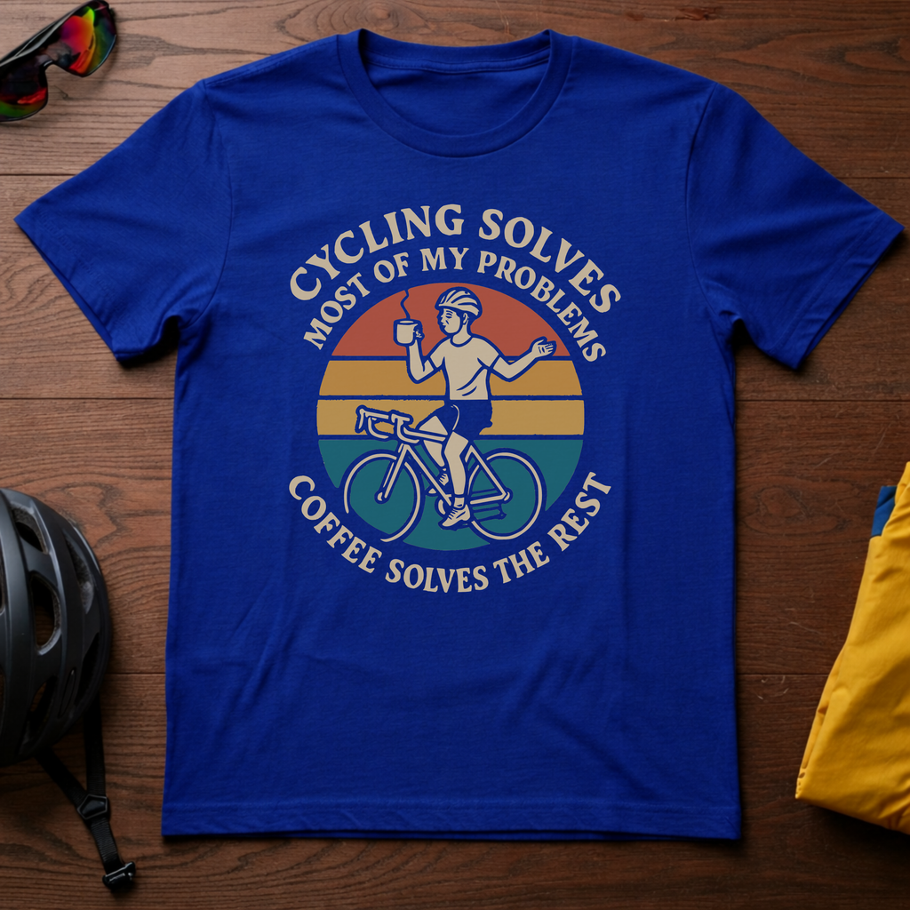 Cycling Solves Most of my Problems. Coffee Solves the Rest - Chainline Collective
