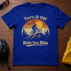 Turn It Off, Ride Your Bike Tee - Chainline Collective
