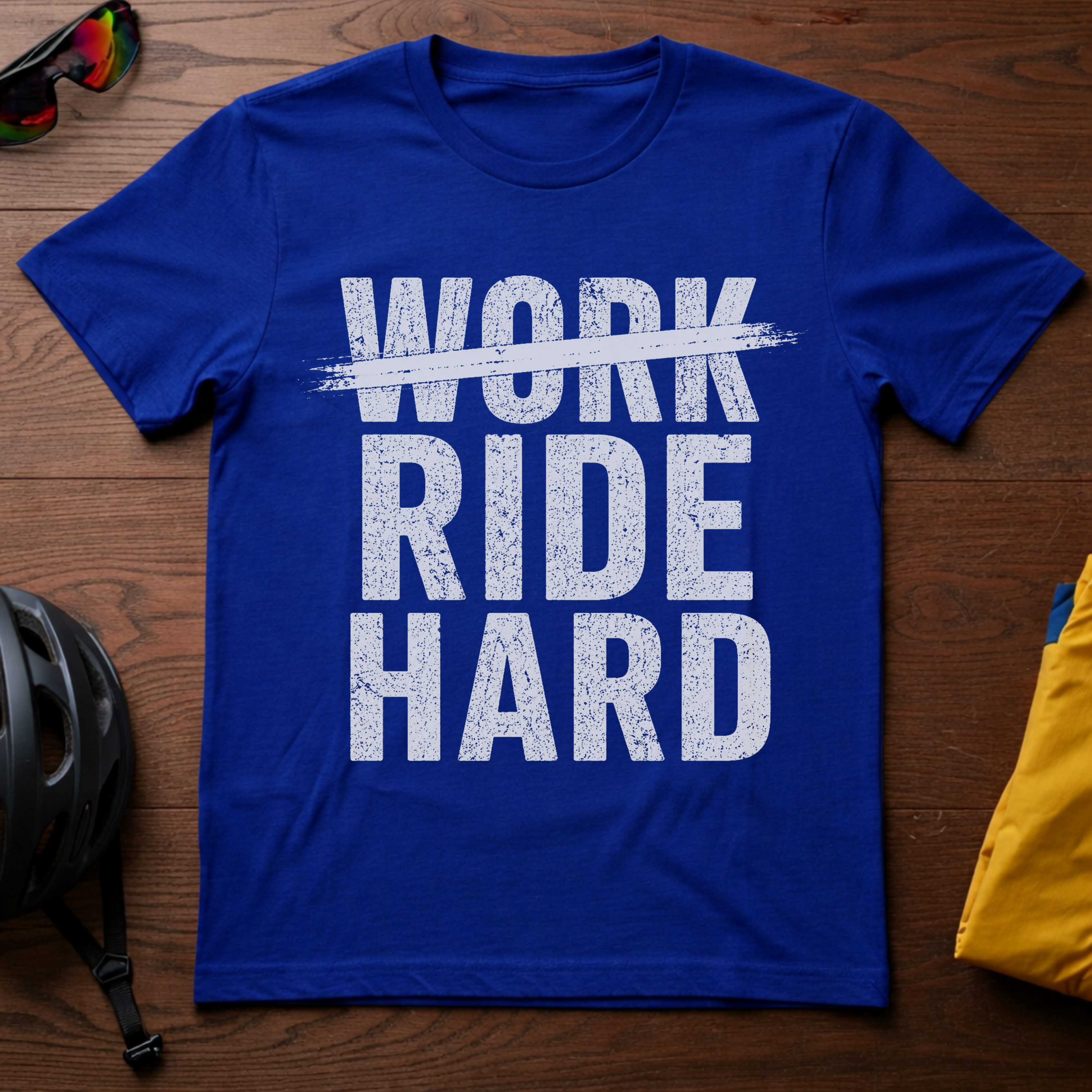 Work Hard, no, Ride Hard Tee - Chainline Collective