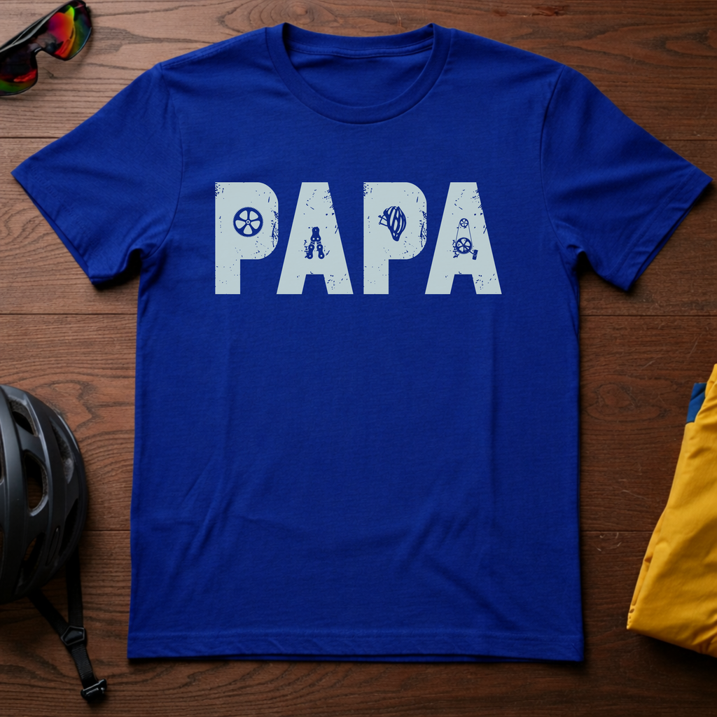 "Papa" Cyclist Tee - Chainline Collective