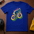 Flaming Bike Tee - Chainline Collective