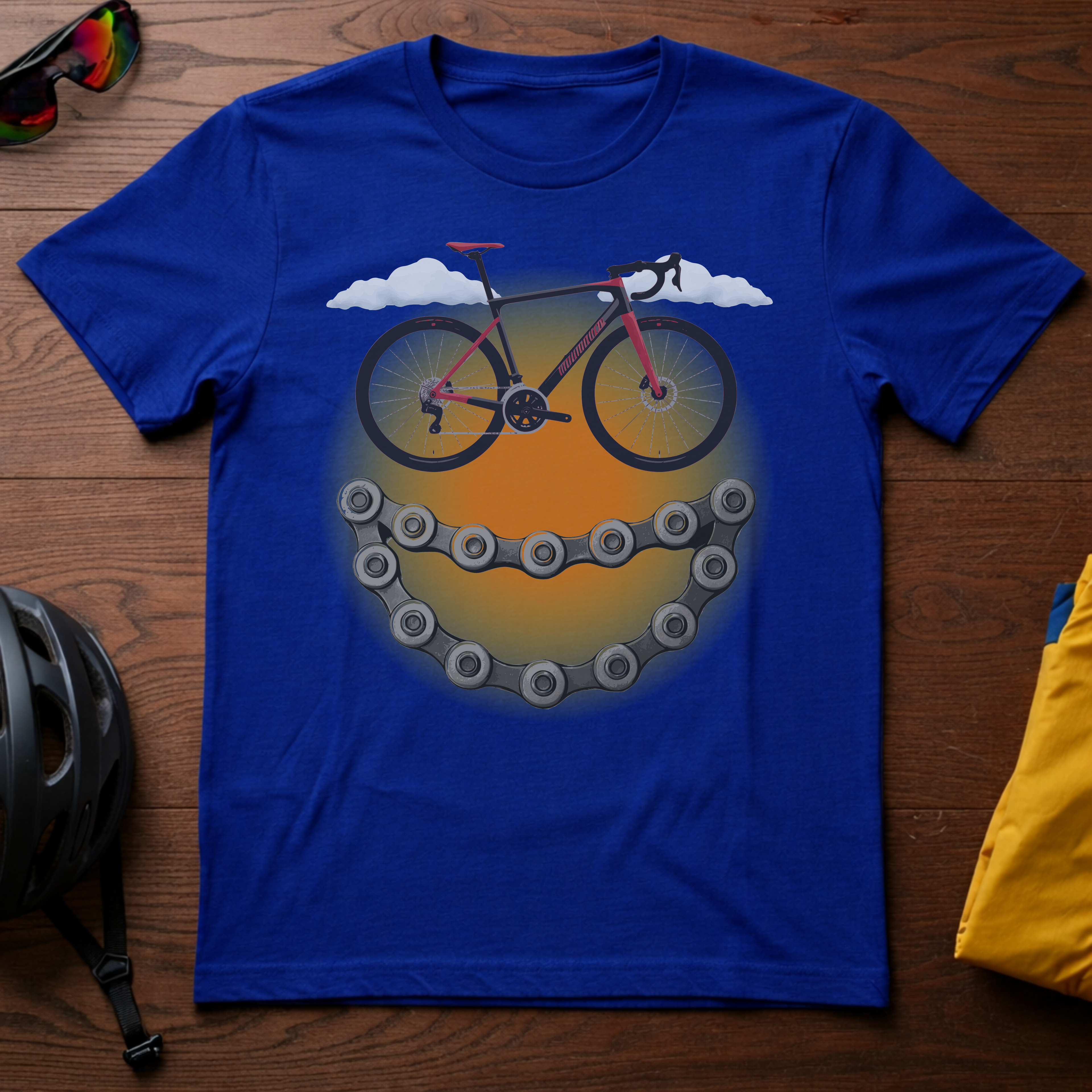 Smiley Bike Tee - Chainline Collective