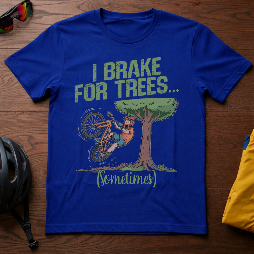 I Brake For Trees... Sometimes Tee - Chainline Collective
