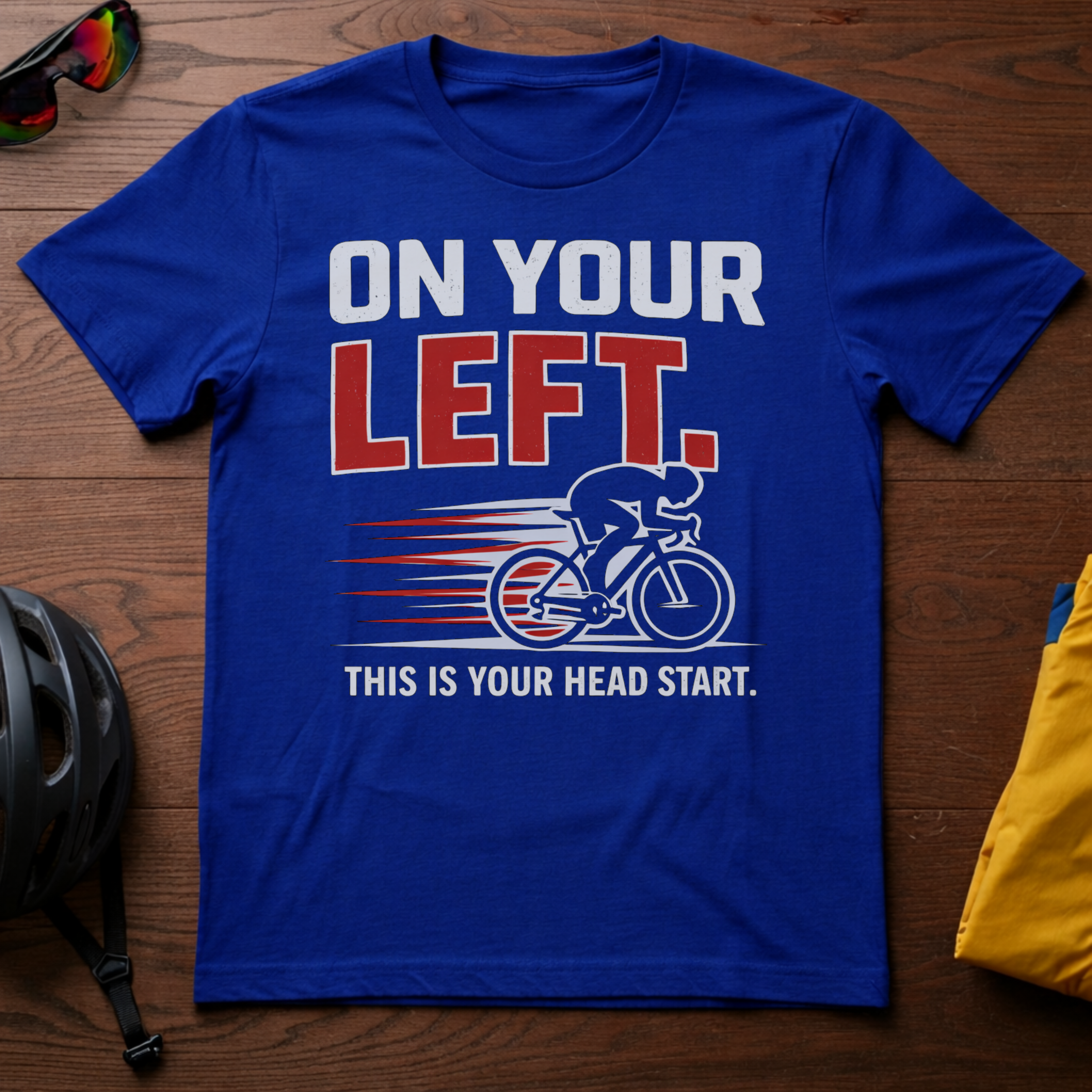 "On Your Left -- This is Your Head Start" Tee - Chainline Collective