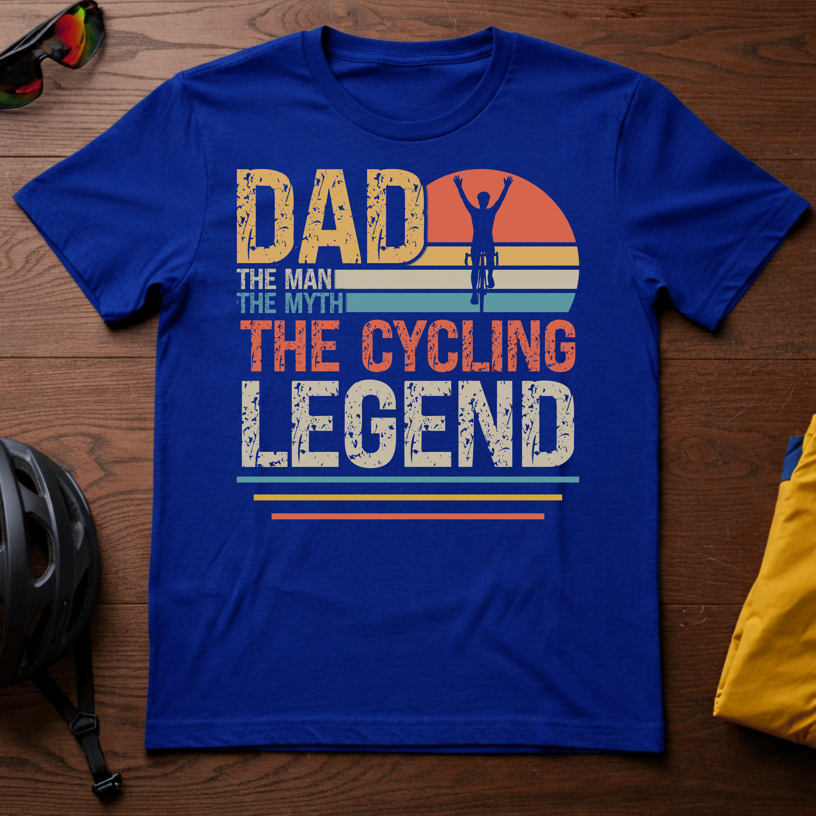 Dad: The Man, The Myth, The Cycling Legend Tee - Chainline Collective