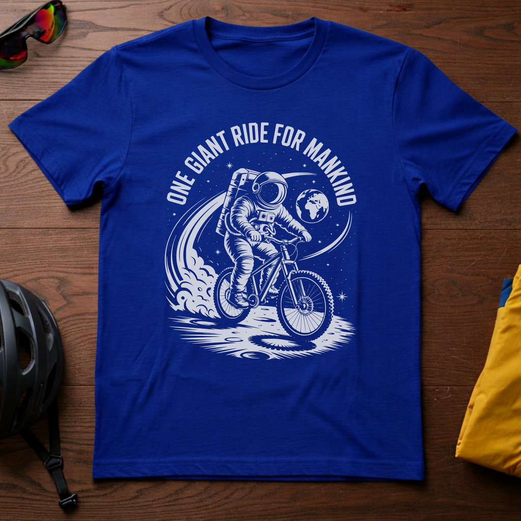 "One Giant Ride for Mankind" Tee - Chainline Collective