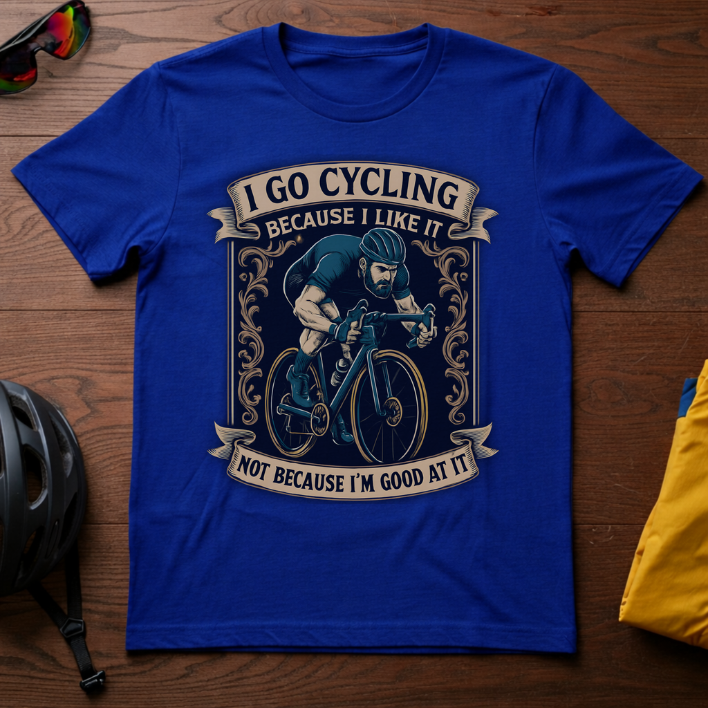 I Go Cycling Because I Like It, Not Because I'm Good At It - Chainline Collective