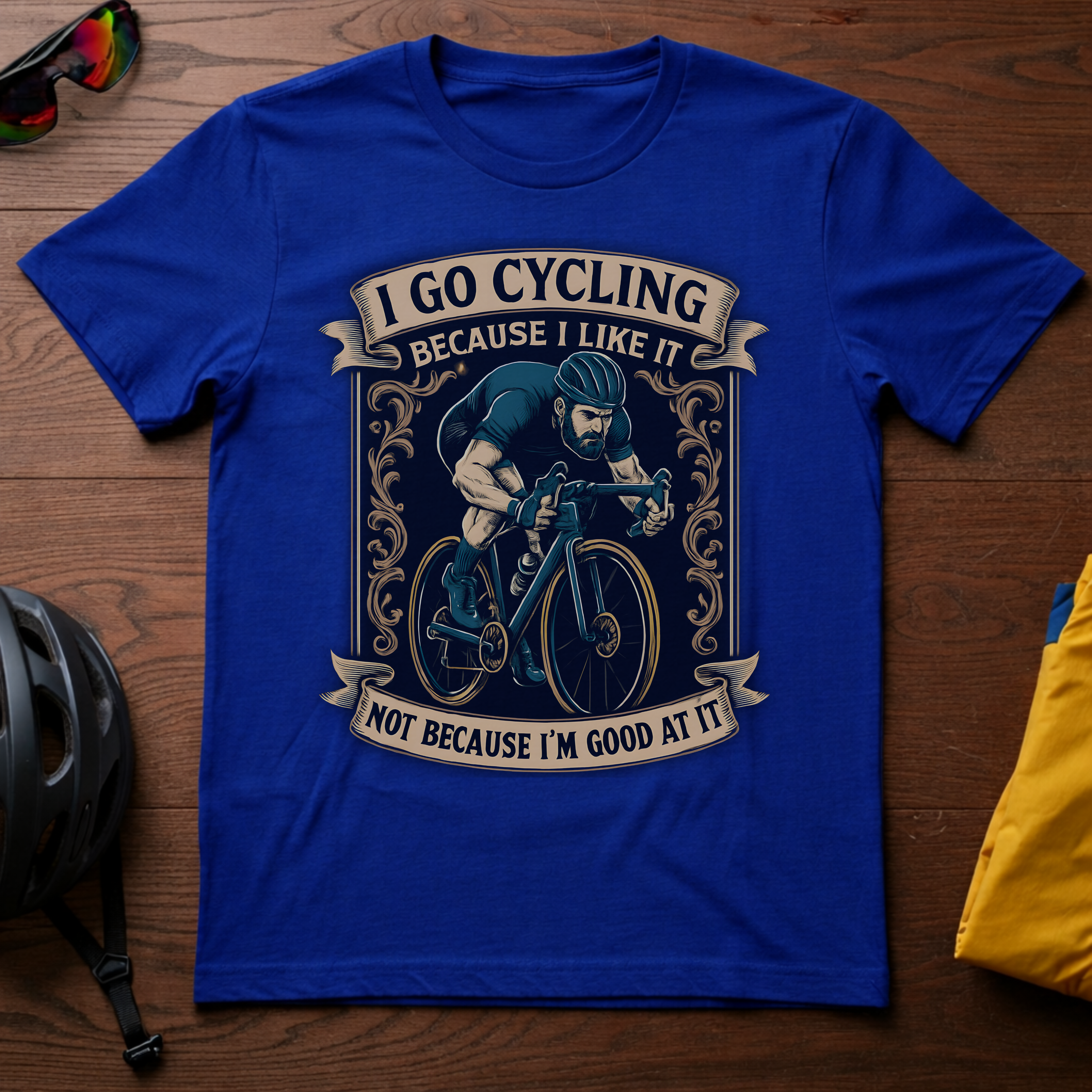 I Go Cycling Because I Like It, Not Because I'm Good At It - Chainline Collective