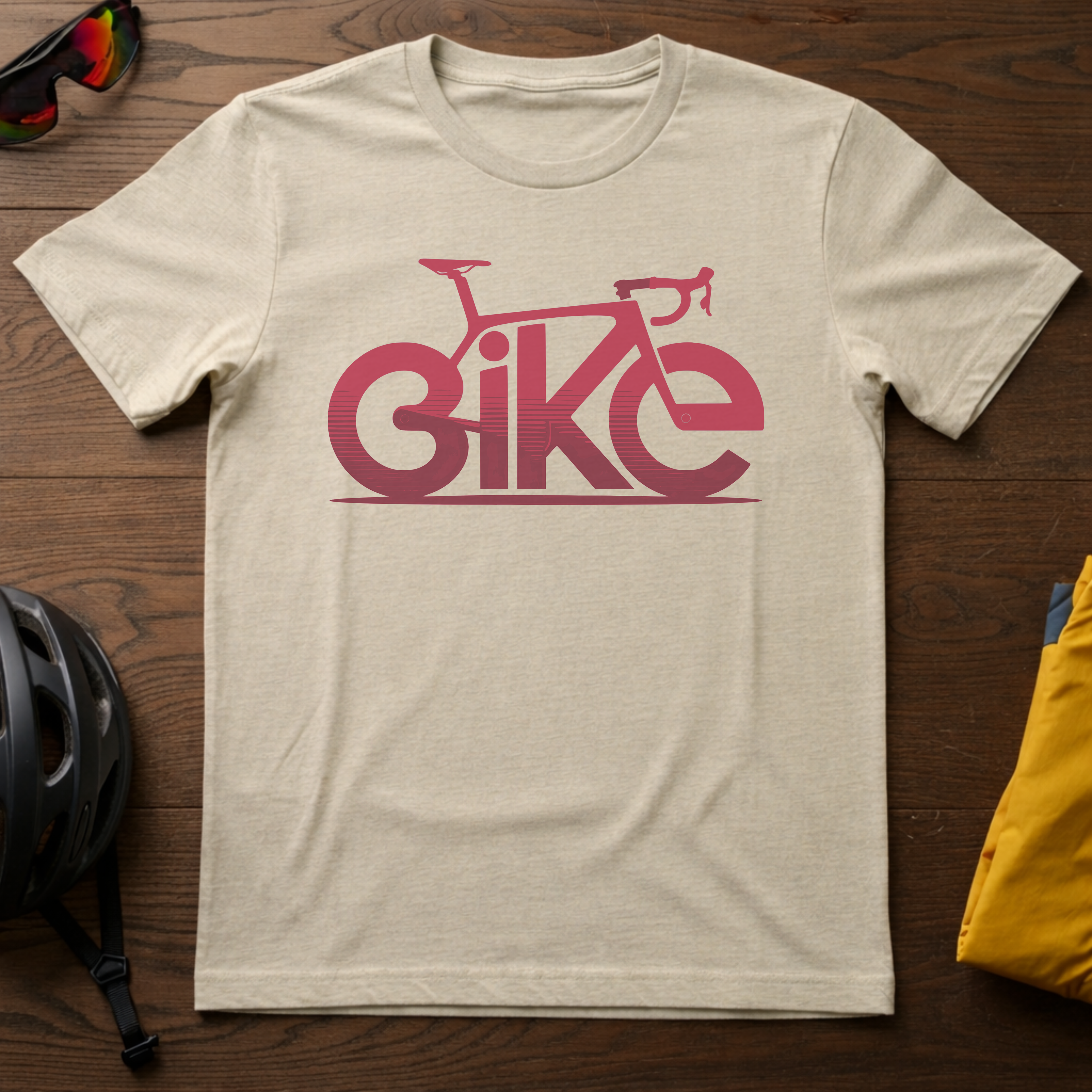 Bike Typography Art Tee - Chainline Collective