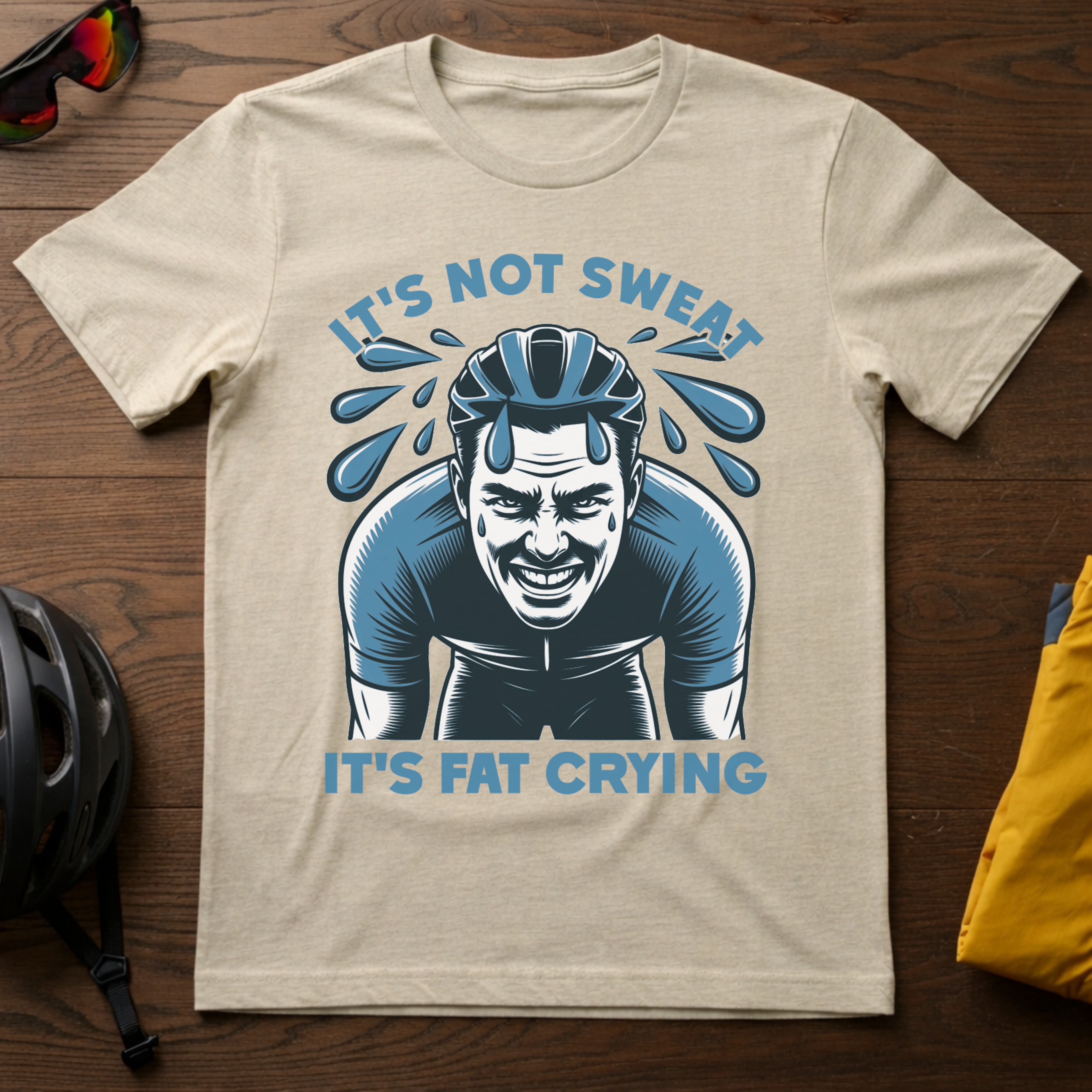 "It's Not Sweat, It's Fat Crying" Tee - Chainline Collective