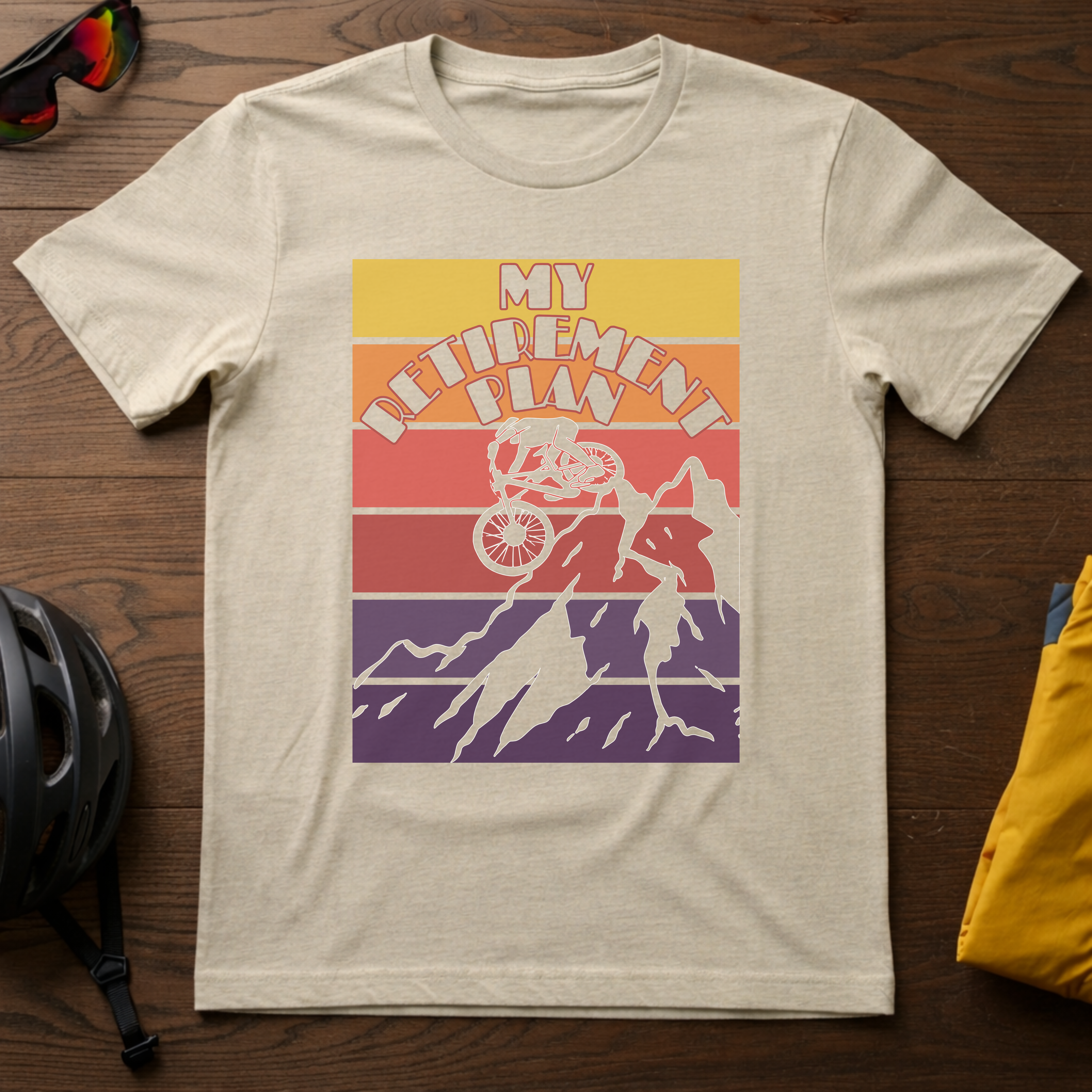 My Retirement Plan Tee, MTB Version - Chainline Collective