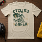 "Cycling Is My Anger Management" Cyclist Tee