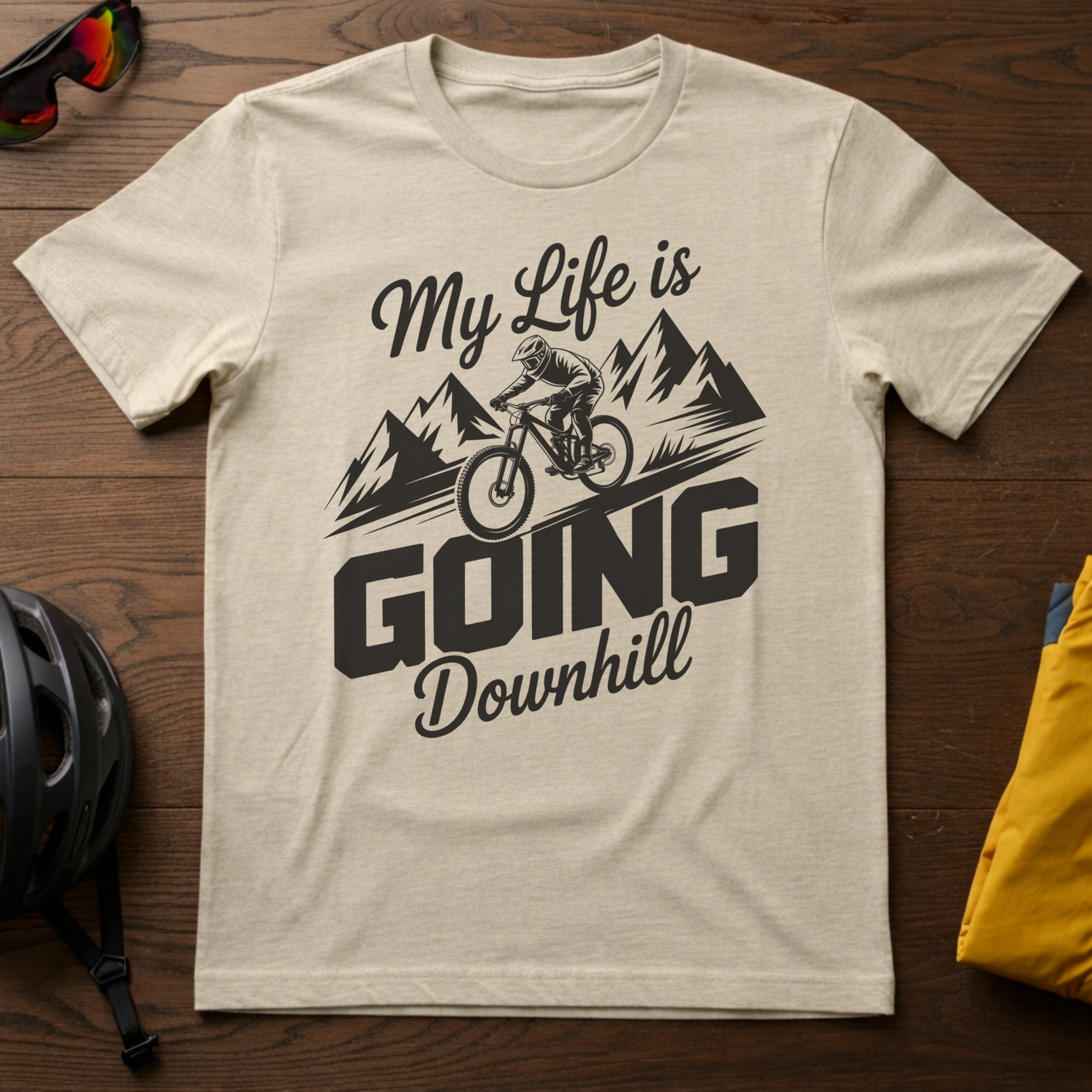 My Life is Going Downhill Tee - Chainline Collective