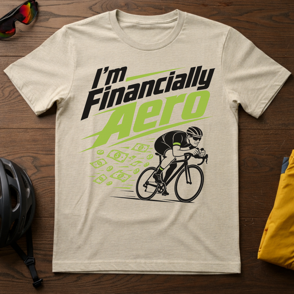 "I'm Financially Aero" Cyclist Tee