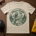 "Paws & Pedals Club" Dog and Bike Lover Tee - Chainline Collective