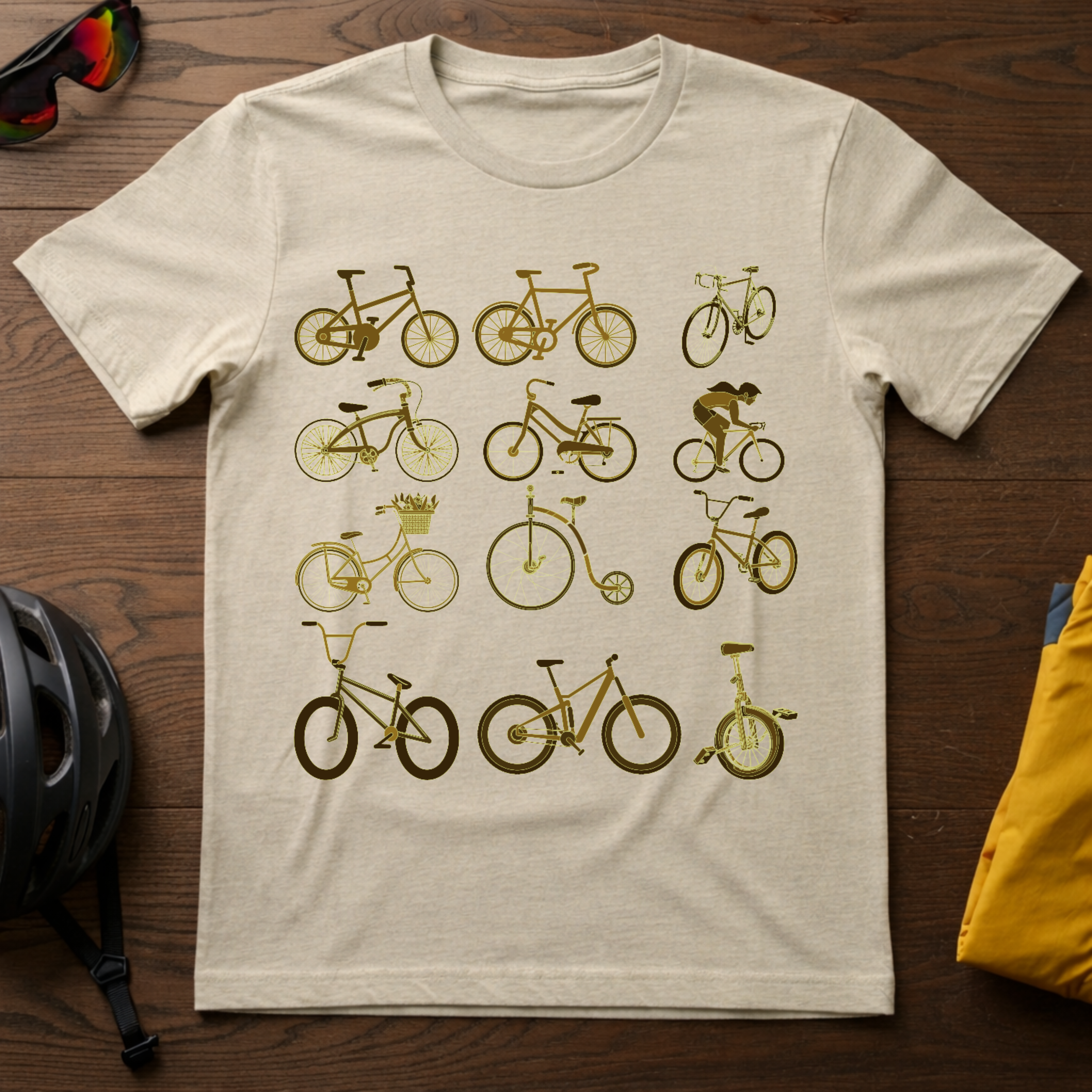 Bicycle Collage Tee - Chainline Collective