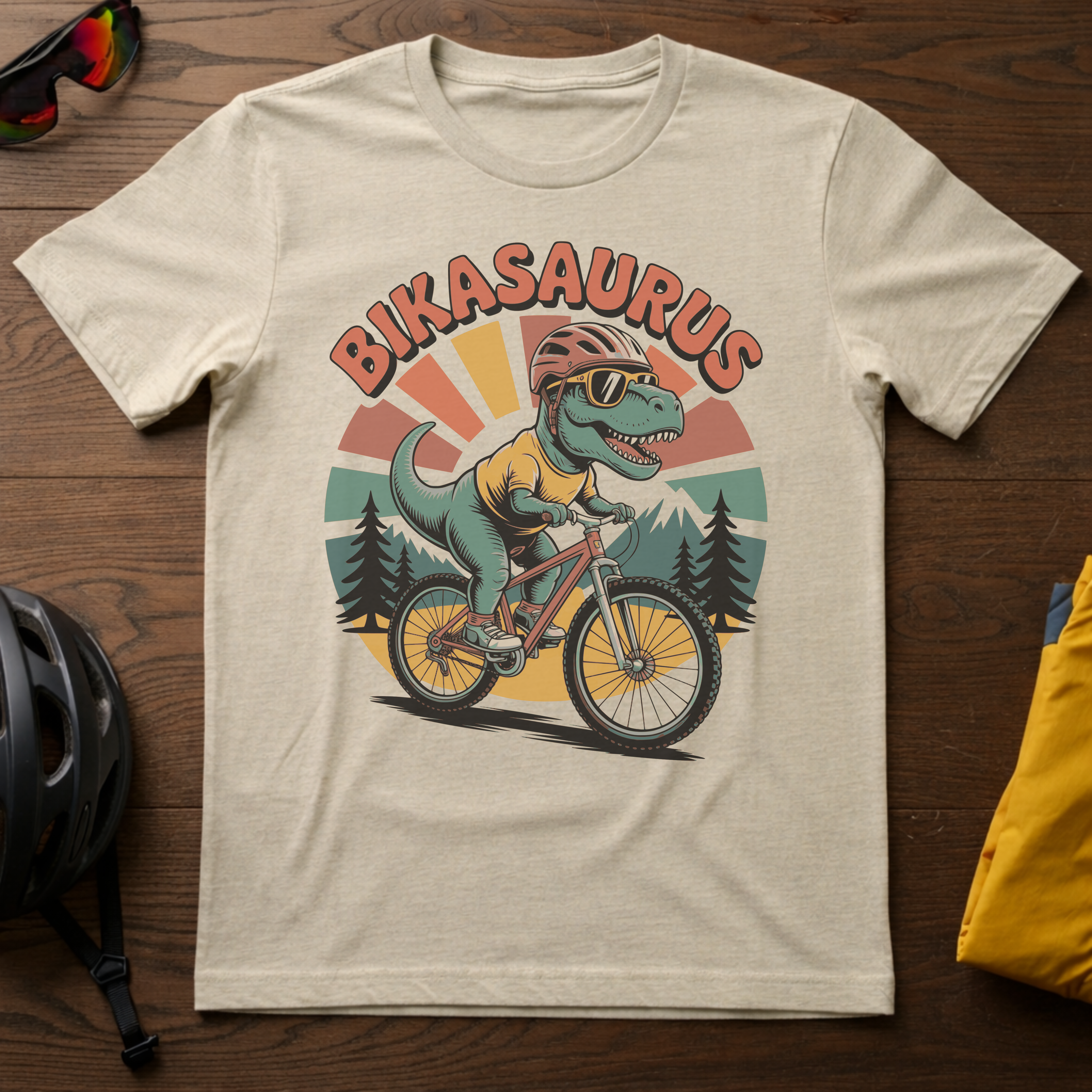 Bikasaurus Tee - Chainline Collective