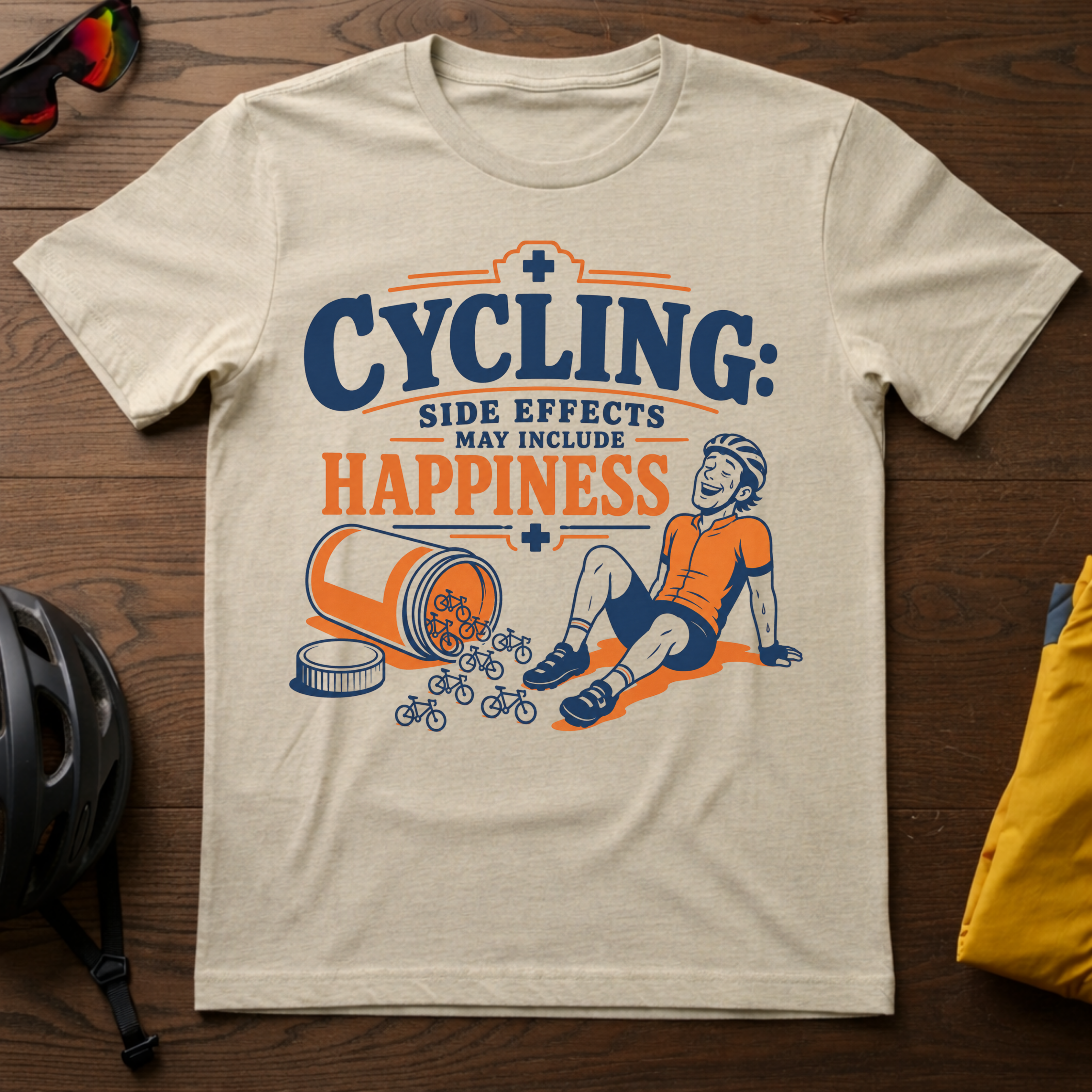 "Cycling: Side Effects May Include Happiness" Tee