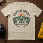 "Lose Your Breath... Find Yourself" Motivational Cyclist Tee - Chainline Collective