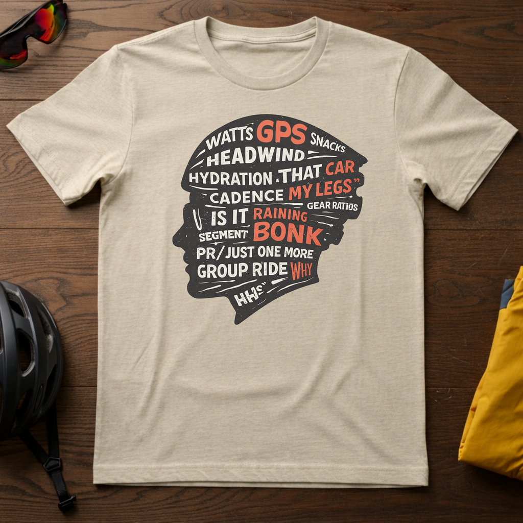 The Mind of a Cyclist Typography Tee - Chainline Collective