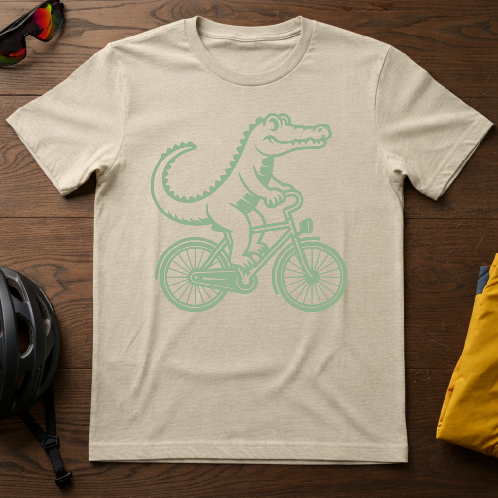 Gator on a Bike Tee - Chainline Collective
