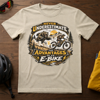 Never Underestimate the Advantages of an E-Bike Tee - Chainline Collective