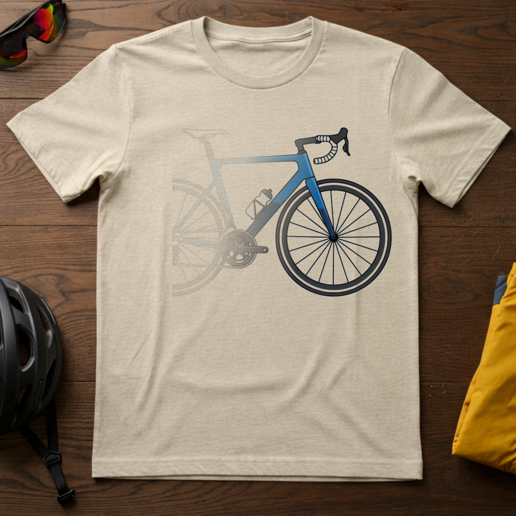 Road Bike, Clipped Tee - Chainline Collective