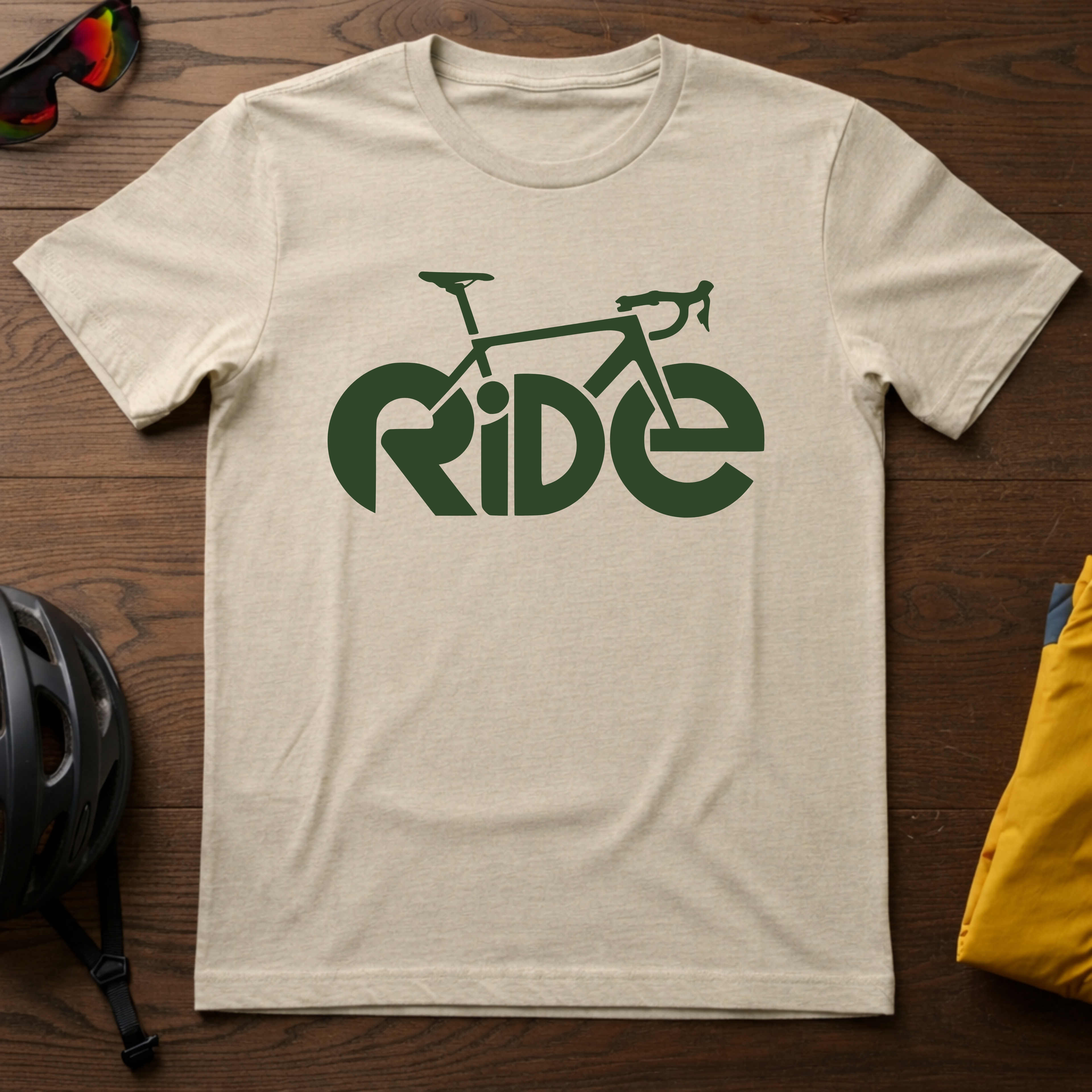 "Ride" Typography Art Tee - Chainline Collective
