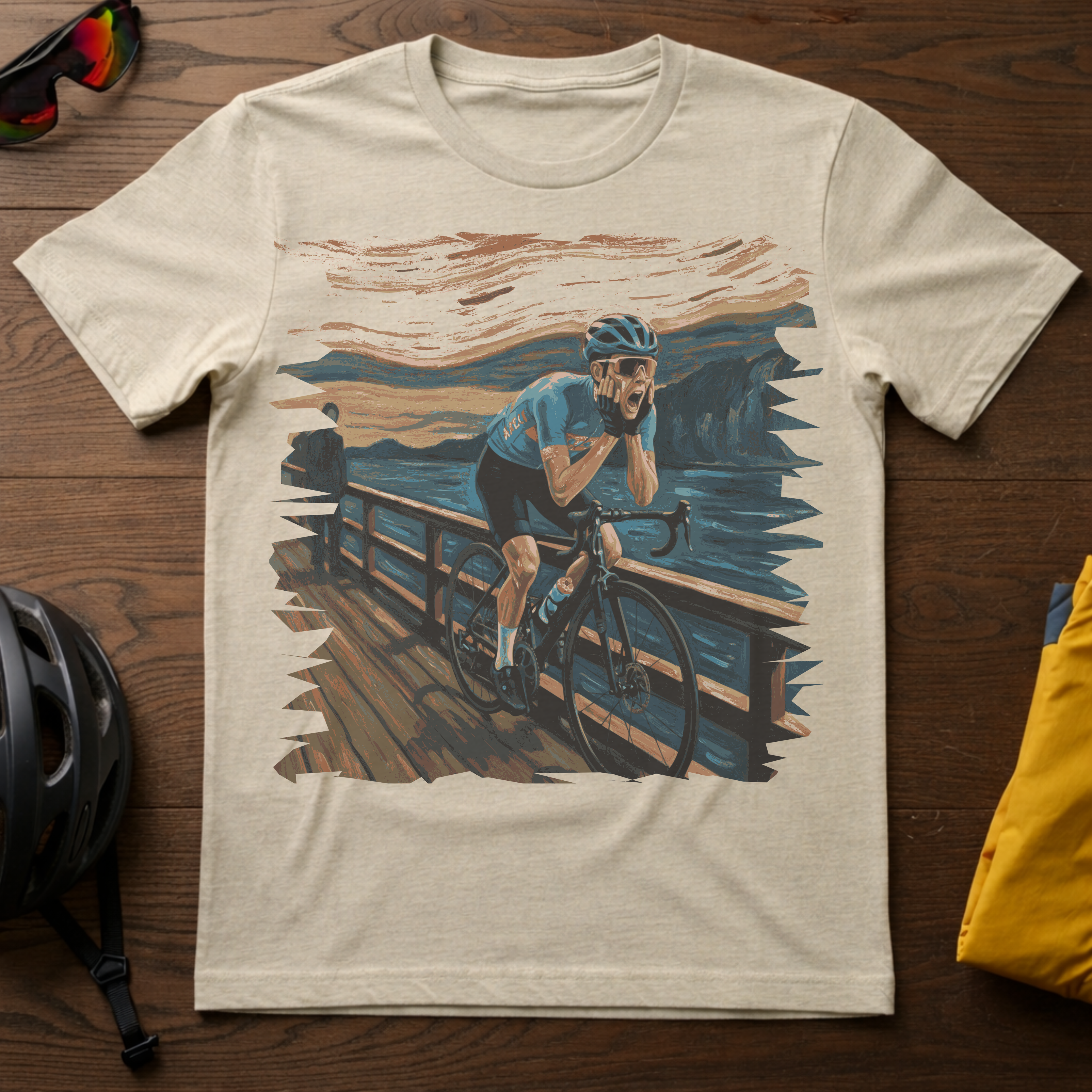 "The Scream" Cyclist Tee - Chainline Collective