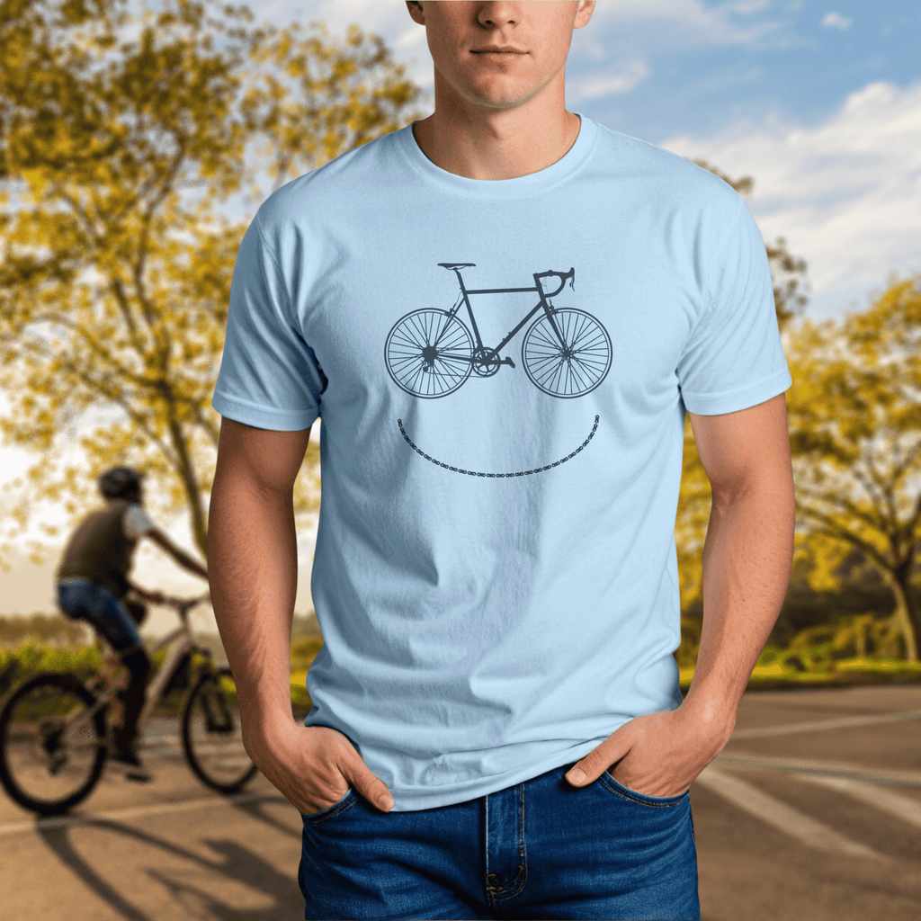 Smiley Bike T-Shirt - Chainline Collective
