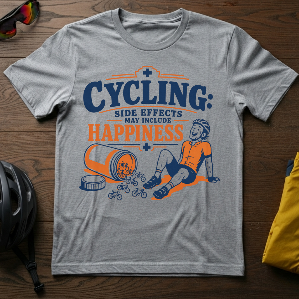 "Cycling: Side Effects May Include Happiness" Tee